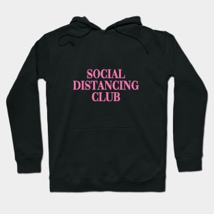 social distancing club Hoodie